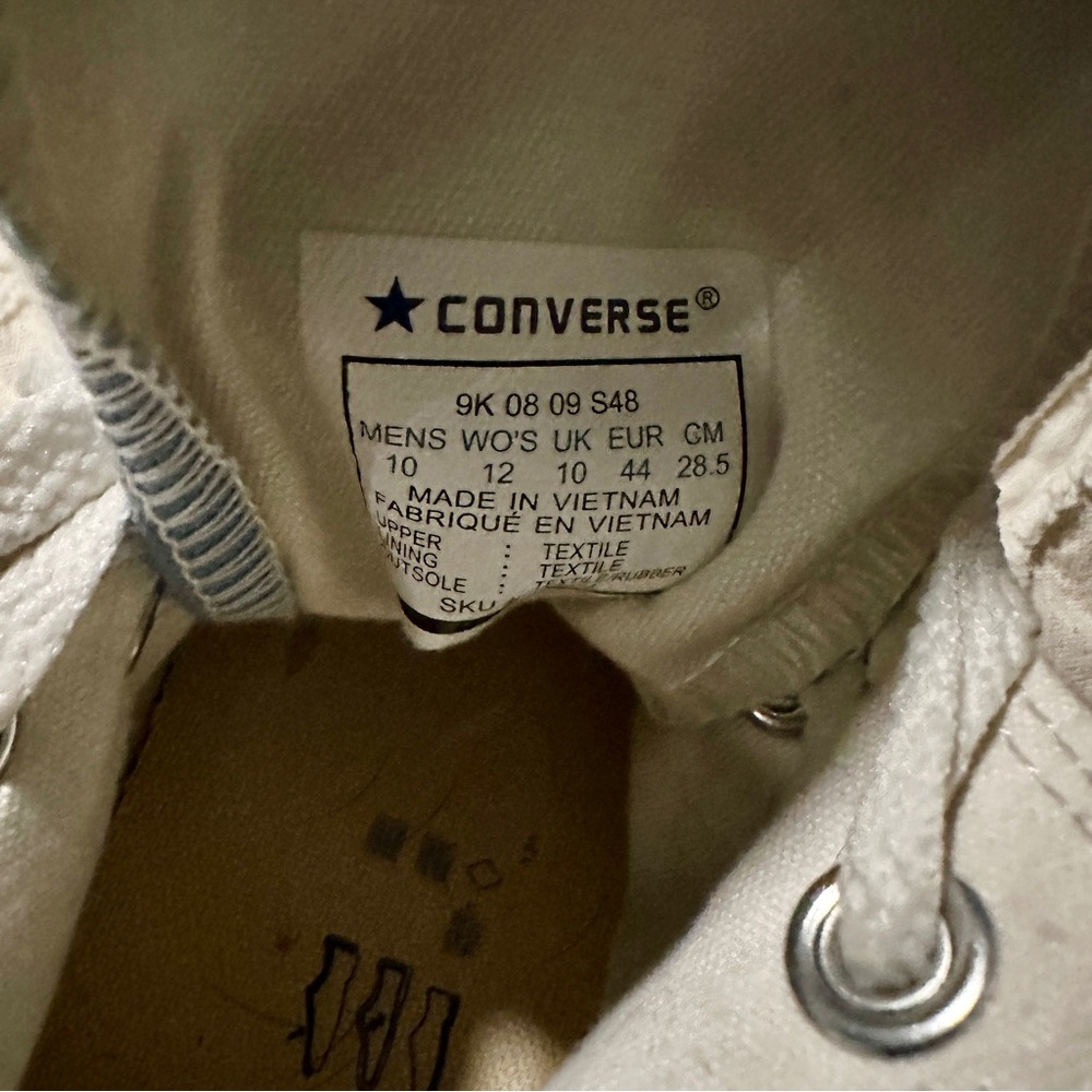 Converse Sky Blue Canvas High-Tops - Picture 4 of 4